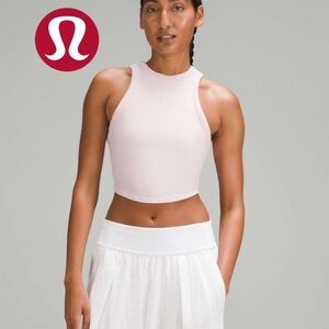 Lululemon Hold Tight Cropped Tank Top in Flush Pink